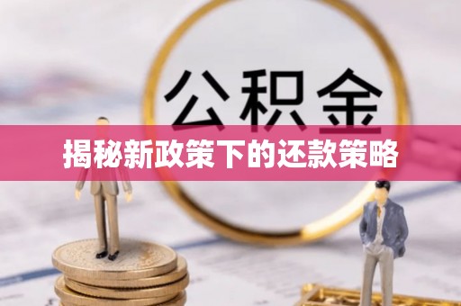 线西揭秘新政策下的还款策略