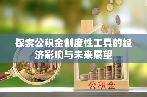 线西探索公积金制度性工具的经济影响与未来展望